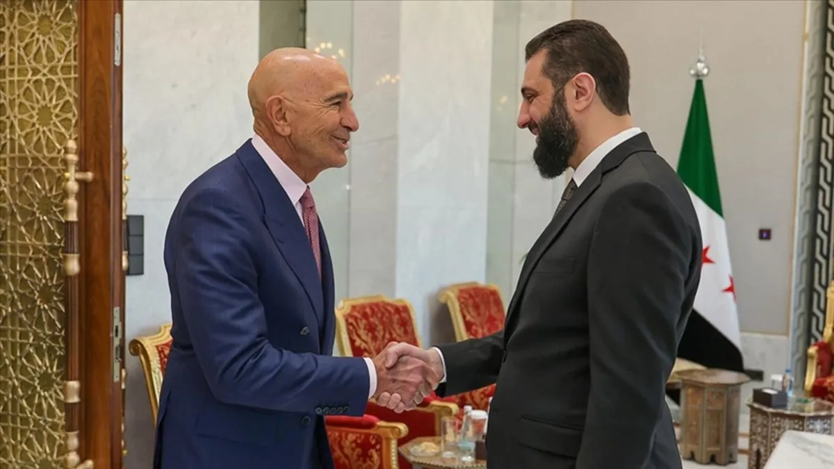 Şam'da Suriye-ABD görüşmesi! Suriye Cumhurbaşkanı Şara Barrack'ı kabul etti