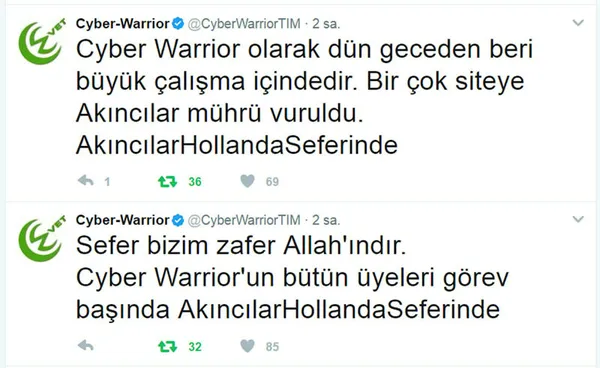 Türk hacker grubu Akıncılar'dan Hollanda'ya siber saldırı - 2