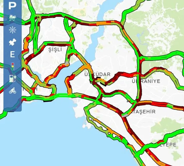 İstanbul'da trafik kilitlendi! Yüzde 70'e ulaştı - 3