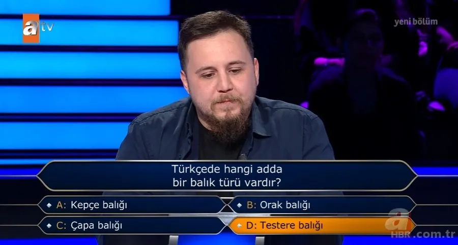 Milyoner'de 500 bin TL'lik soru ekrana kilitledi! Yaptığı ters köşeyle büyük riske girdi 18