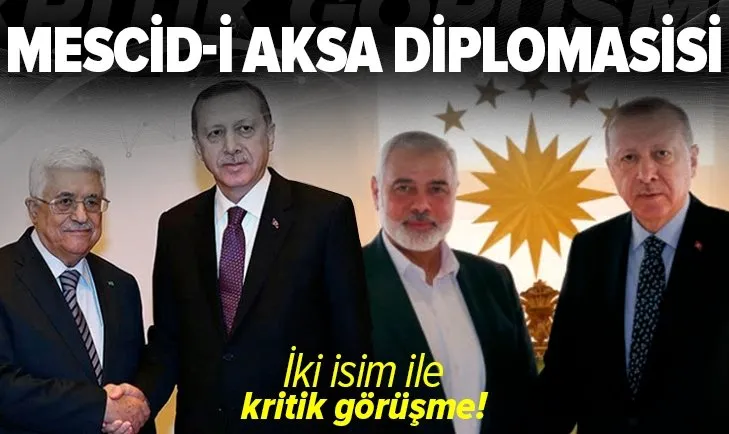 Son dakika: Başkan Erdoğan'dan Mescid-i Aksa diplomasisi! Filistin Devlet Başkanı Abbas ve Hamas Siyasi Büro Başkanı Heniyye ile görüştü