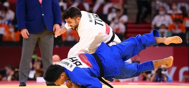 Milli judocu Mihraç Akkuş 2020 Tokyo Olimpiyat Oyunları’nda son 16 turuna yükseldi