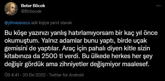 CHP yandaşı Yılmaz Özdil Togg’u hedef aldı! Vatandaşlar tepki gösterdi: Banttan inince çıldırdınız değil mi?