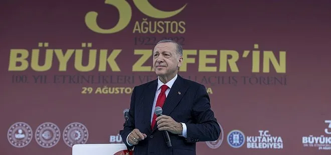 Büyük Taarruz’un 100’üncü yılında şanlı zafer buluşması! Başkan Recep Tayyip Erdoğan’dan Kütahya’da önemli açıklamalar