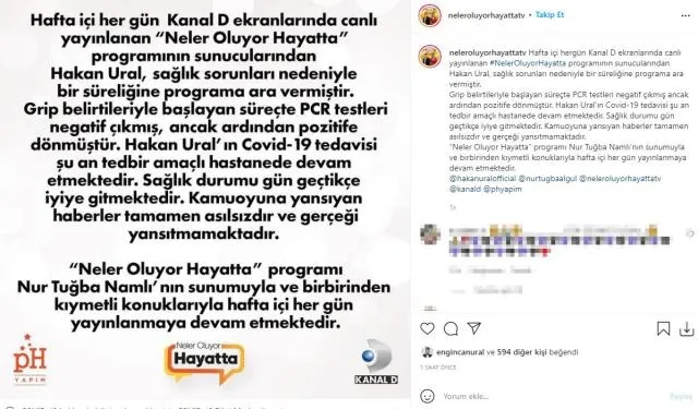 Kovid-19 tedavisi gören Hakan Ural’dan kötü haber | Sevenlerini üzecek iddia