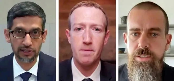 Sosyal medya devlerinin zor anları! Mark Zuckerberg, Sundar Pichai ve Jack Dorsey cevap veremedi
