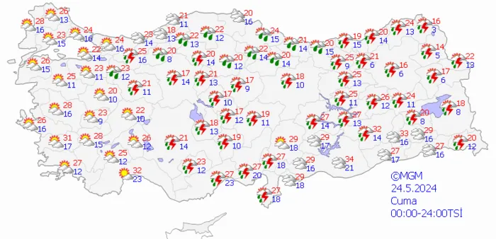 1716208029852.png Çok sayıda ili sağanak yağış vuracak! Meteoroloji'den yeni uyarı geldi! Kuvvetli toz taşınımına dikkat... - 7