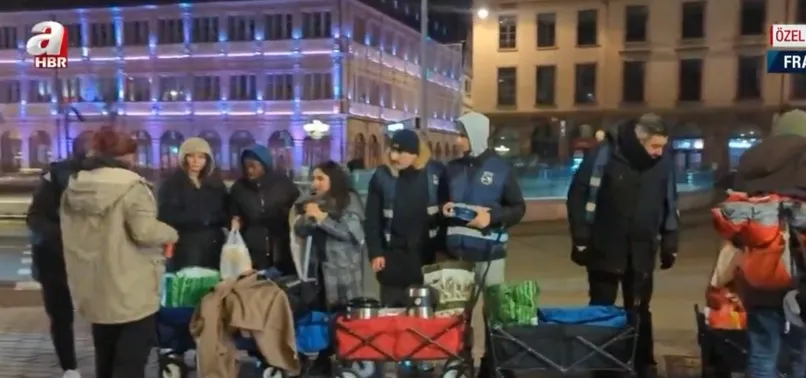 Fransa genelinde 42 bini çocuk 300 bin kişi sokaklarda yaşıyor! Fransa’daki Türklerden evsizlere yardım eli