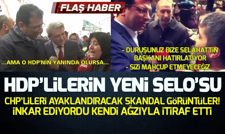 Ekrem İmamoğlunun hemşehrisine söylediği HDP yalanı deşifre oldu!