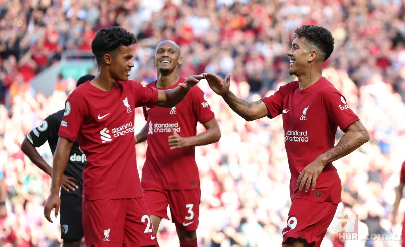 Liverpool'dan tarihi fark: Bournemouth'a gol olup yağdılar 13
