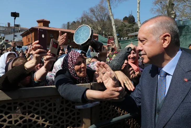 Başkan Erdoğan'a vatandaşlardan sevgi seli!
