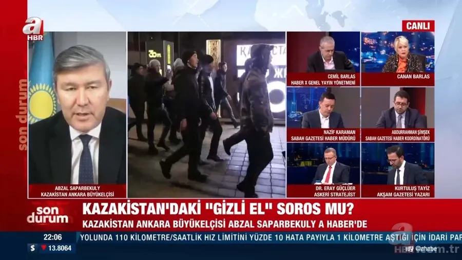 Kazakistan'da neler oluyor? Kazakistan'daki "gizli el" Soros mu? Ankara Büyükelçisi A Haber'e açıkladı 3