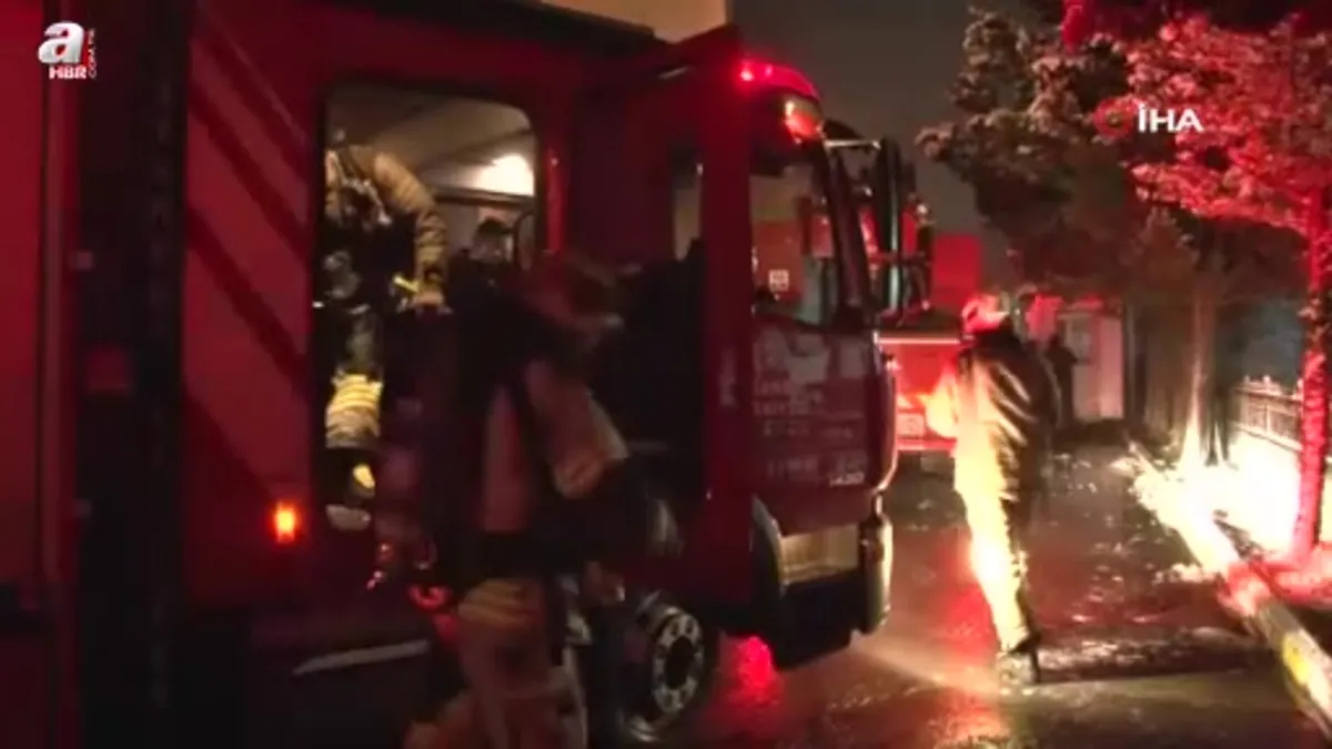 Akaryakıt istasyonunda yangın paniği