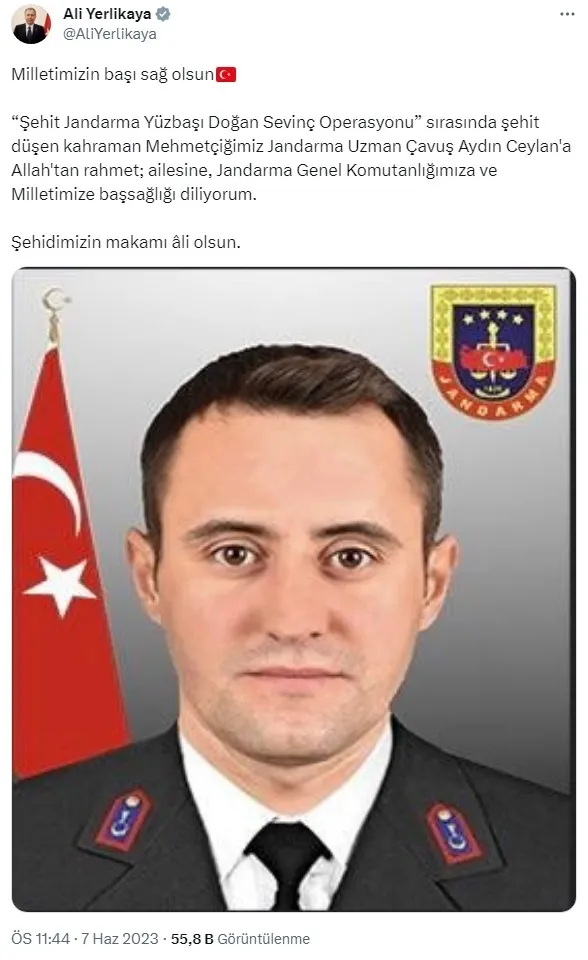 Jandarma Uzman Çavuş Aydın Ceylan şehit oldu - 1