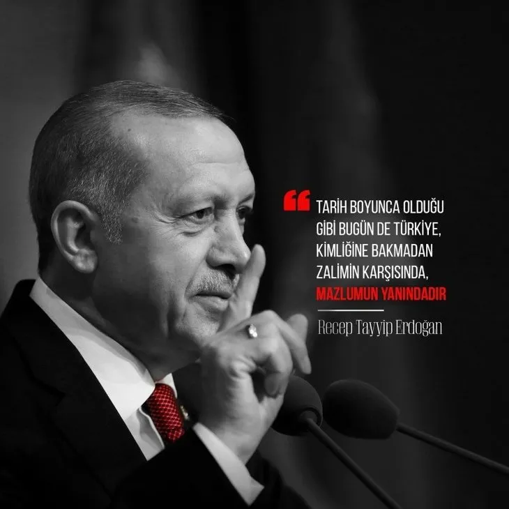 Başkan Erdoğan’ın tarihe geçen sözleri sosyal medyanın gündeminde