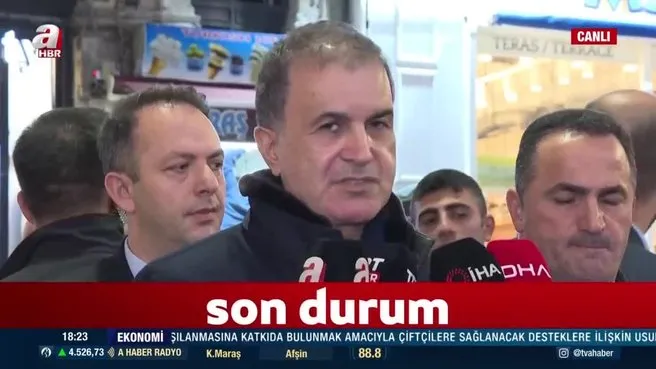 AK Parti Sözcüsü Ömer Çelik'ten İstiklal Caddesi'nde flaş açıklamalar