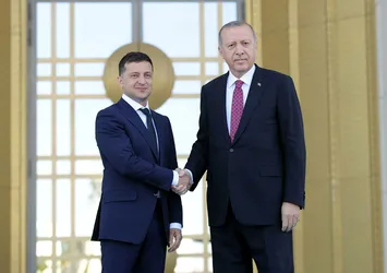 Vladimir Zelenskiy Ankara'da