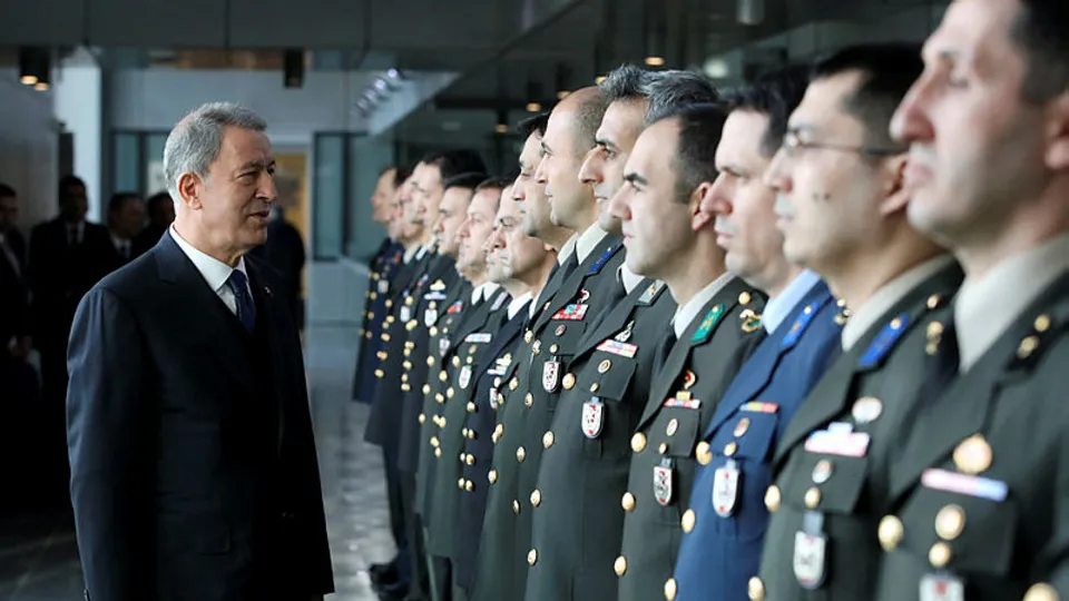 Milli Savunma Bakanı Akar NATO'da