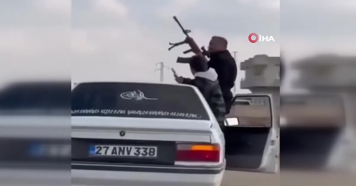Araçtan düşen maganda ölümden döndü