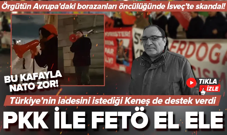 PKK/YPG ve FETÖ İsveç’te birlikte gösteri yaptı