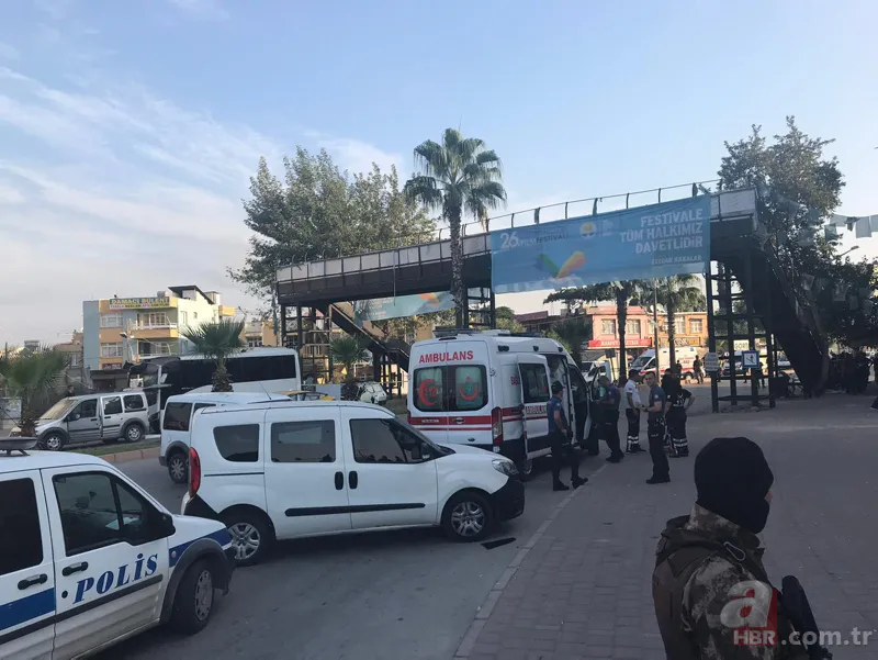 Adana'da polis aracına bombalı saldırı! 16