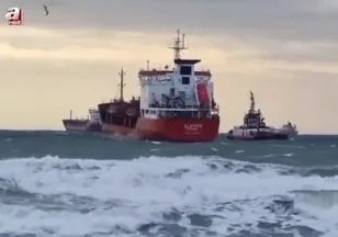 Florya'da 2 tankerden acil durum çağrısı!