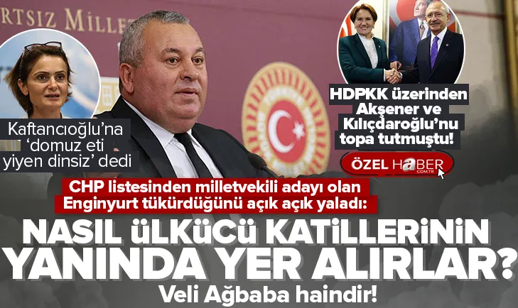 Cemal Enginyurt tükürdüğünü yaladı