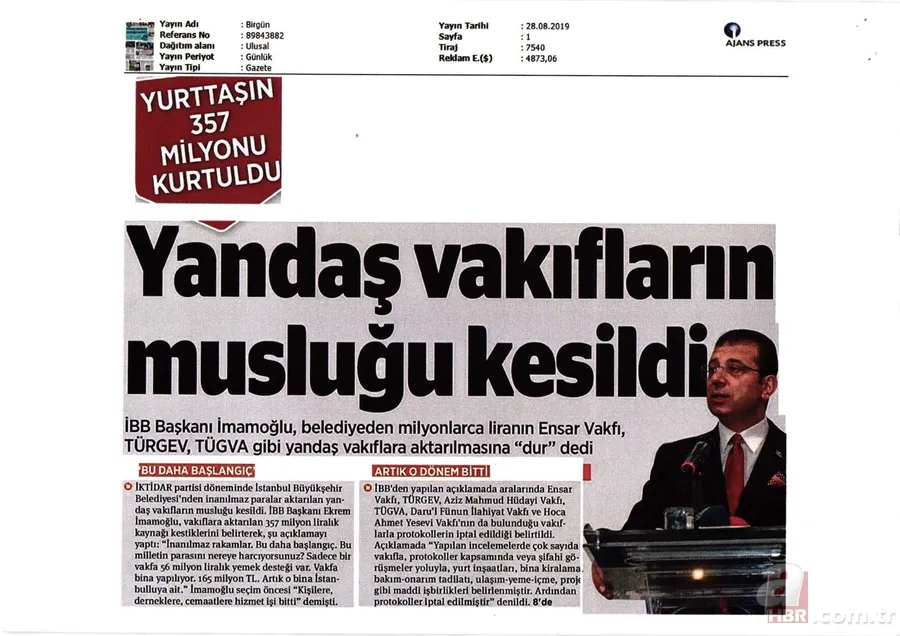 İBB başkanı Ekrem İmamoğlu'nun TÜRGEV yalanı elinde patladı! 11