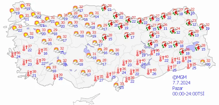 1720331620795.png Kavurucu sıcaklar yolda! 42 dereceyi göreceğiz! Bir tarafta yağış diğer tarafta güneş... - 5