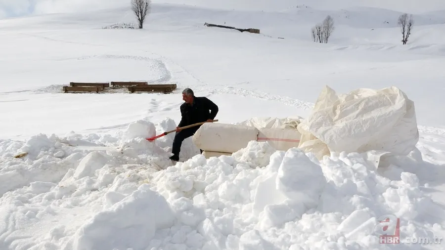 Muş’ta bir köy kara esir oldu! Herkes elinde kürekle geziyor: 100 metre Bolu tüneli gibi tünel açtık 23