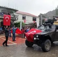 Operasyondan dönen Mehmetçiğe çoşkulu karşılama