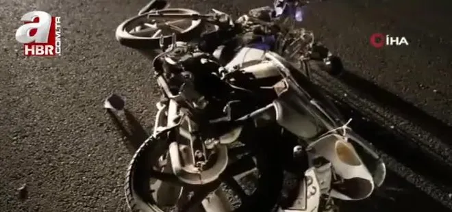 Afyonkarahisar’da ticari araç ile çarpışan motosikletin sürücüsü ağır yaralandı