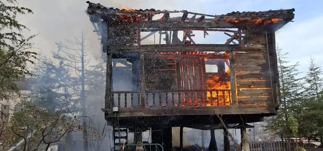 Ankara’da 200 yıllık serender kül oldu