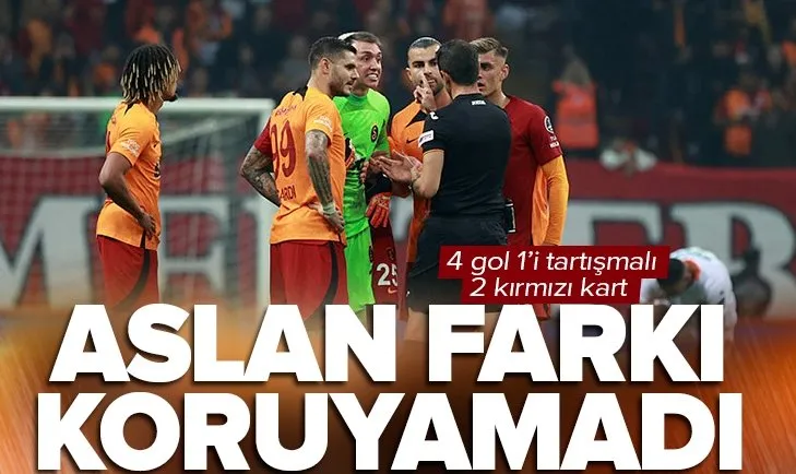 Galatasaray ile Alanyaspor puanları paylaştı