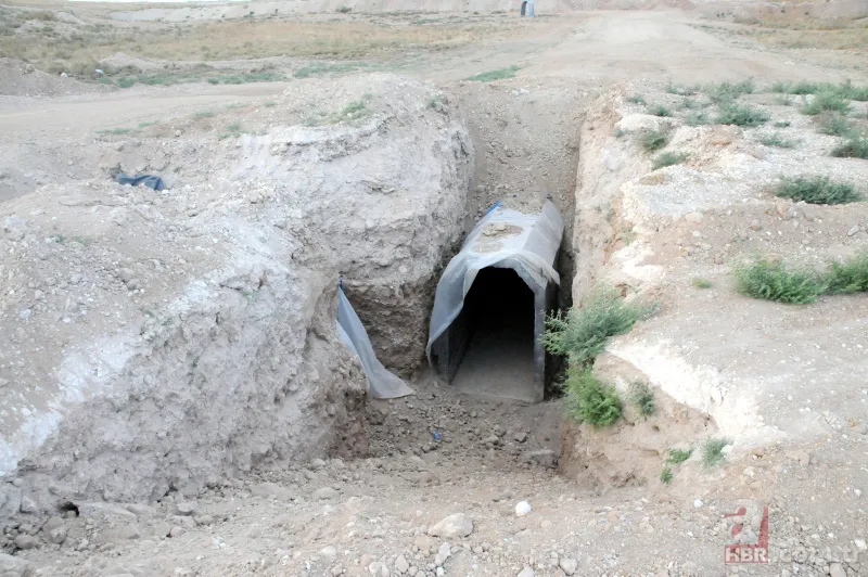 PKK/YPG’li teröristler Tel Abyad’ı köstebek yuvasına çevirmiş 6