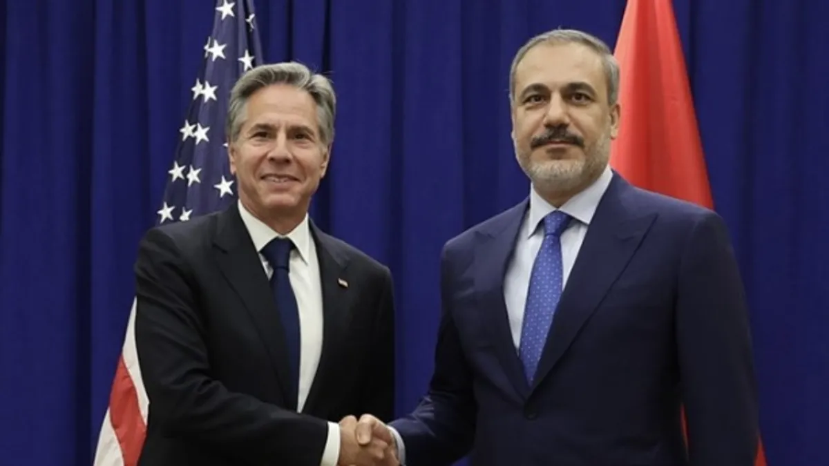 Bakan Hakan Fidan'dan kritik temas! ABD'li mevkidaşı Blinken ile görüştü