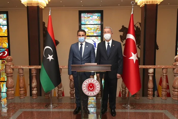 Son dakika: MSB duyurdu! Bakan Akar, Libya Savunma Bakanı Namroush ile görüştü - 3