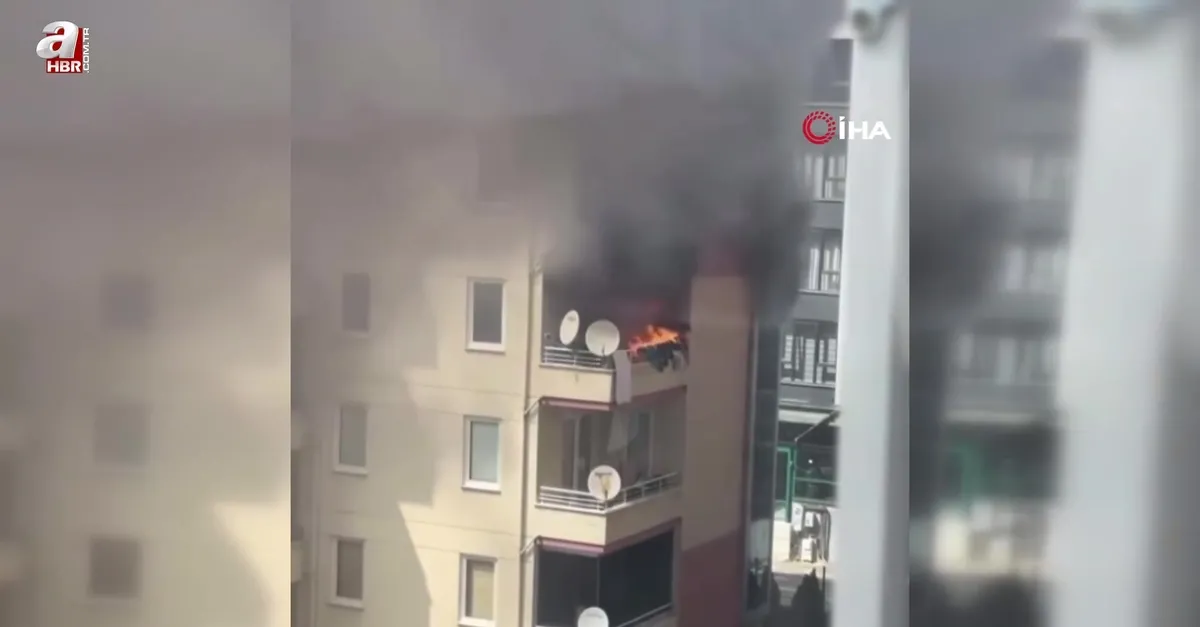 Karısıyla tartışan adam evini ateşe verdi