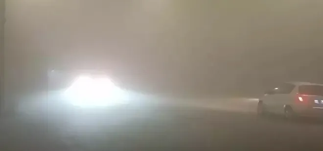 Batman'da Dicle Nehri üzerinde sis denizi