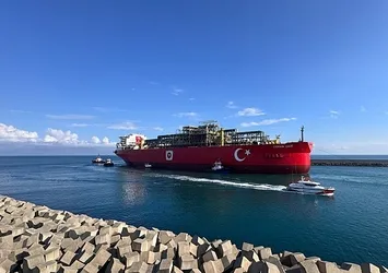 Osman Gazi gemisi Filyos Limanı'na ulaştı!
