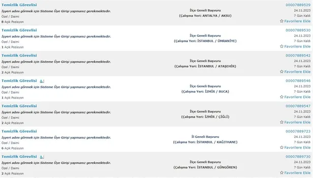 İŞKUR şartları duyurdu! İlkokul mezunu 5.626 personel alımı başladı! İşte temizlik görevlisi alımı yapan kurumlar - 23