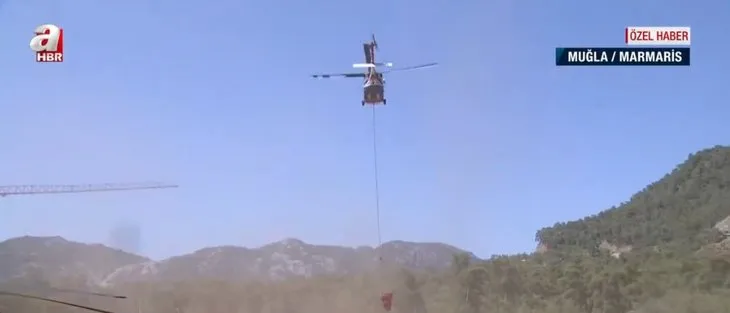 İşte alevlere müdahale eden ‘Sikorsky’ler | Bambi takılan askeri helikopterler! A Haber görüntüledi