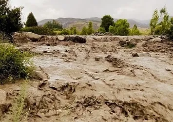 Erzincan'da sağanak yağış sele dönüştü