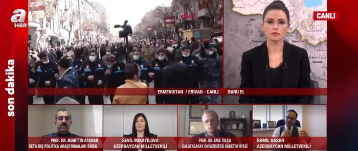 Ermenistan'da darbe girişimi sonrası sokaklar karıştı! Azerbaycan milletvekili Sevil Mikayilova A Haber’de değerlendirdi - 1