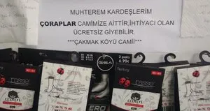 Camide ücretsiz çorap uygulaması