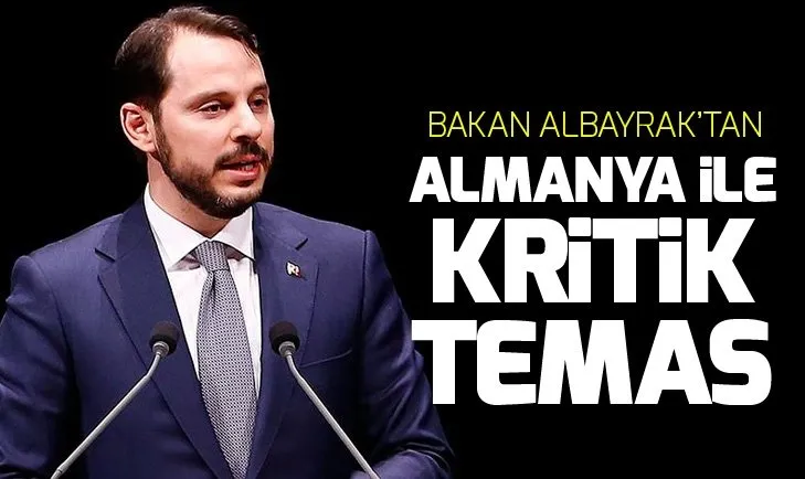 Bakan Berat Albayrak, Alman Finans Bakanı Olaf Scholz ile görüştü
