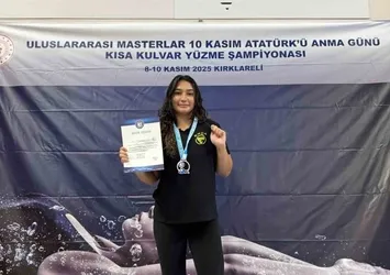 Sudenas Çakmak'tan 3 kez Türkiye rekoru!