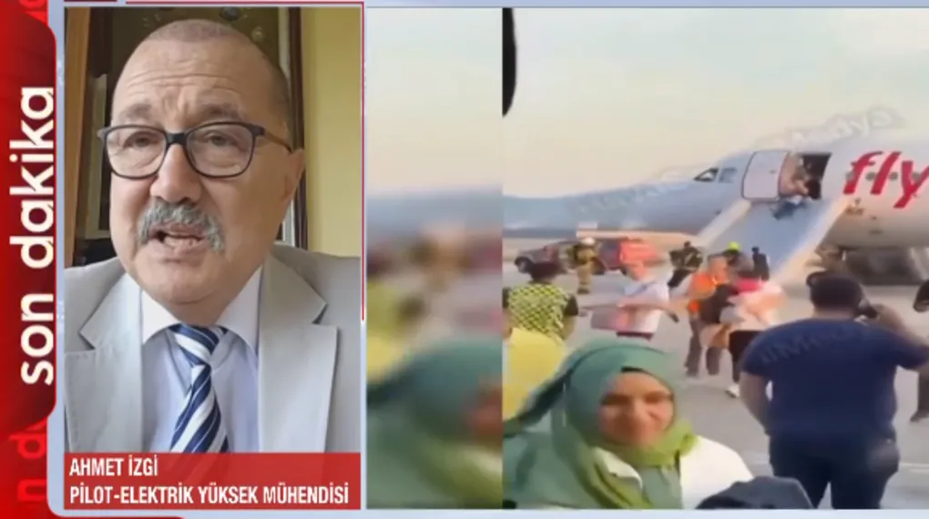 Uçakta powerbank patladı faciadan dönüldü