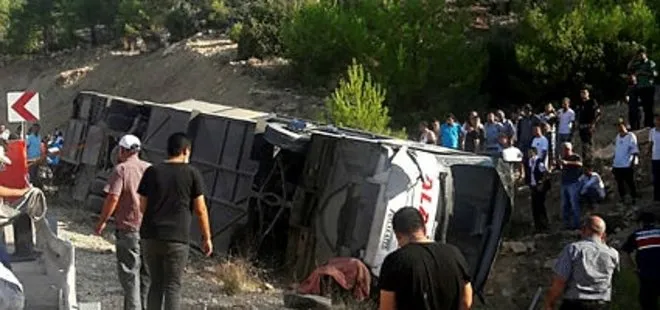 Son dakika: Mersin’de askerleri taşıyan otobüs devrildi! Acı haber geldi: 2 otobüs şoförü ile 4 askerimiz şehit