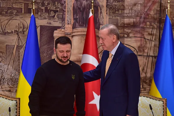 Başkan Recep Tayyip Erdoğan ve Volodimir Zelenskiy’den ortak basın toplantısı!